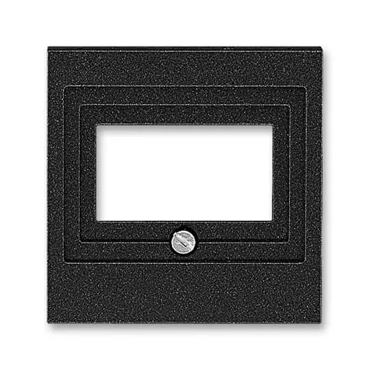 5014H-A00040 63  Kryt zásuvky komunikační přímé, onyx
